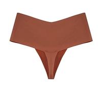 Tanga sans Couture Femme Hot Girls Sexy Culotte Yoga sous-Vêtements Bikini String sans Soudure Strings sous-Vêtements Solide Nylon Glace Soie Culotte Coton Femme Short Minceur Femme Cellulite (E, XL)