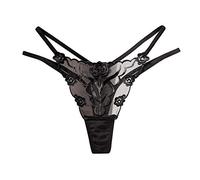 Tanga Sexy Femme Sexy Open Lace Thong Women's Chic Briefs Large Sizes Transparent Crotch Panties Lingerie Outfit Hot Underwear Tanga Large Size Culotte Ouverte à L'Entre Jambe String Coton Femme