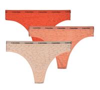 Tangas femmes Calvin Klein Jeans BRAZILIAN 3PK Rouge EU XS