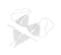 Tangas Femmes String Sexy Dentelle Sous-vêtements Hipster Femmes Respirant G-String Doux Confortable Sous-vêtements Skiny Slips Légers Grandes Tailles Culotte pour Femmes, Blanc., XXL