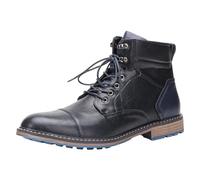 TangDao Bottines Homme Cuir Confortable Décontractées pour Automne/Hiver Bottes Habillées Vintage à Fermeture Éclair pour Hommes EU 43 Noir