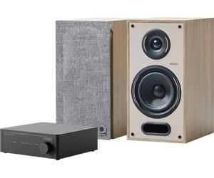 Tangent Ampster BT III + Elipson Horus 6B Bois Clair - Chaînes composées