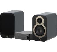 Tangent Ampster BT III + Q Acoustics 3010C Noir mat - Chaînes composées