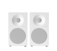 Tangent Spectrum II X4 paire d'enceintes d'étagère, blanc - Design compact, style danois, son équilibré