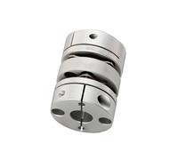 Tangerniu 1 pcs Coupleur d'arbre flexible en aluminium Double diaphragme Pince D26L30 Servomoteur Connecteur Accouplement Joint d'arbre(8X12mm)