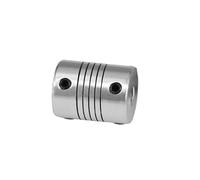 Tangerniu 1 pcs D15L20 Accouplement d'arbre En Aluminium Flexible Mâchoire CNC Moteur Pas à Pas Encodeurs Machine De Gravure Coupleur Joint d'arbre(6mm to 3.17mm)