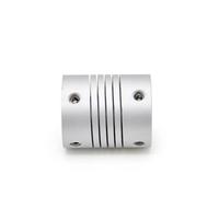 Tangerniu 1 pcs D19L25 Aluminium Flexible Mâchoire Accouplement D'arbre 3mm 4mm 5mm 6.35mm 7mm 8mm 10mm alésage CNC Moteur Pas À Pas Coupleur Encodeurs Joint d'arbre(6mm X 6mm)
