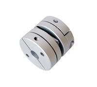 Tangerniu 1pc Accouplement d'arbre de moteur Diamètre extérieur 34 mm Longueur 32 mm Couple de serrage à disque unique 2,8 Nm Coupleur de disque Joint d'arbre(6.35x12mm)