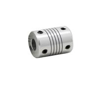 Tangerniu 5 pièces 19x25mm coupleur d'arbre flexible moteur pas à pas en alliage d'aluminium axe Z accouplement flexible coupleur accouplements d'arbre Joint d'arbre(6.35mm to 8mm)