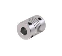 Tangerniu Accouplement d'arbre flexible en aluminium D19L25 for moteur pas à pas, axe Z, 1 pièce Joint d'arbre(6x8mm)