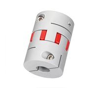 Tangerniu Accouplement d'arbre moteur D30L35, coupleur élastique flexible à couple élevé for servomoteur pas à pas Manchon(6mm to 14mm)