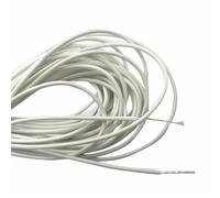 Tangerniu Câble chauffant en caoutchouc de Silicone for batterie de voiture, 12V, 2mm, fil chauffant Flexible for la Protection contre le gel Démarreur(10 Meters 0.3Ohm)