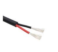 Tangerniu Câble d'extension d'éclairage à 2 broches 18AWG 12V 24V, gaine isolée en PVC, fil électrique à conducteur solide Connecteurs(10 Meters)