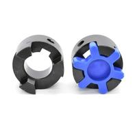 Tangerniu Coupleur flexible en acier à 3 mâchoires D53.5 L67, adaptateur d'accouplement prune for arbre moteur CNC Manchon(28mm to 30mm)