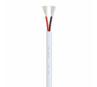 Tangerniu Extension isolée à 2 broches, 22awg, 0,3 mm2, fil de raccordement automatique, gaine en PVC, câble électrique à conducteur solide Connecteurs(50 meters)