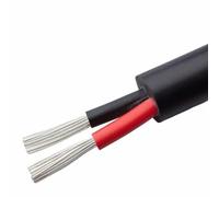 Tangerniu Fil de raccordement automatique à 2 broches, gaine en PVC isolée, câble d'extension 12V 24V avec conducteur solide Connecteurs(3 Meters)