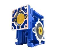 Tangerniu Réducteur de vitesse à vis sans fin NMRV030 avec bride 57 x 57 mm, trou d'arbre en D de 6,35 mm, alésage de sortie de 14 mm for moteur NEMA23 Lubrification(Ratio 15 to 1)