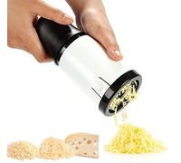 tangguangwen Moulin à fromage manuel avec 2 lames interchangeables en acier inoxydable, râpe à fromage, trancheuse à fromage, outil pour cuisine