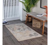 Tangier Tapis Vintage - Tapis De Salon,Salle À Manger,Chambre,Cuisine - Boheme Chic,Design Traditionnel Oriental Multicolore,Coloré Poil Court 80x150 Cm - Ivoire