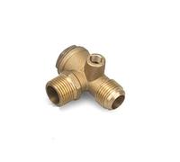 TANGJIANCHENG 1pcs 3 Port Check Valve en Laiton Interne/Filetage mâle Retour Valve/Clapet Anti-Retour Outil Connecteur for compresseur d'air Haute dureté (Color : 26x10x20 Internal)