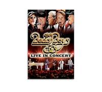 TANGJUNMR Impression sur toile avec couverture d'album de musique rétro The Beach Boys - Décoration murale pour chambre à coucher - 50 x 75 cm