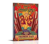 TANGJUNMR Impression sur toile avec couverture d'album de musique rétro The Beach Boys Great Singer - Décoration murale pour chambre à coucher - 20 x 30 cm - Style cadre