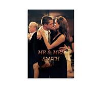 TANGJUNMR Mr. & Mrs. Smith Poster sur toile de la série télévisée populaire de films classiques, décoration murale pour chambre à coucher, sans cadre, 20 x 30 cm