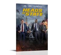 TANGJUNMR Poster sur toile de la série télévisée populaire Chefs d'État - Art mural décoratif pour chambre à coucher - 20 x 30 cm - Style cadre