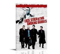 TANGJUNMR Poster sur toile Lock, Stock And Two Smoking Barrels de la série télévisée populaire - Art mural décoratif pour chambre à coucher - 40 x 60 cm - Style cadre