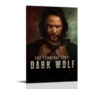 TANGJUNMR Poster sur toile The Terminal List - Motif loup noir - Série télévisée populaire - Art mural décoratif pour chambre à coucher - 60 x 90 cm - Style cadre