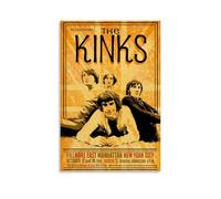 TANGJUNMR The Kinks Poster sur toile pour album de musique rétro Motif Great Singer 40 x 60 cm Sans cadre