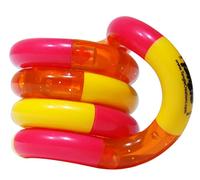 Tangle 85707 Fidget Toy Junior Classic Series Jouet Anti-Stress, favorise la motricité Fine, Rotatif et combinable à volonté, Jouet de motricité pour Enfants à partir de 3 Ans, Cerise, Rose, Jaune et