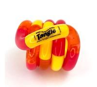 TANGLE Jr Classic (Cerise) - Véritable Fidget Toys Sensoriel Toy Twisty Fidget Toy Tangle Fidgets pour Enfants et Adultes - Fidget Toy pour l'école - Cadeau pour adolescents et adultes