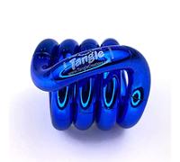 Tangle Jr Metallic (Bleu) - Véritable jouet sensoriel pour enfants et adultes - Cadeau pour adolescents et adultes