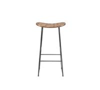 TANGLE - Tabouret de bar en bois marron Marron