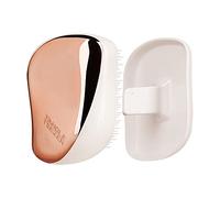 Tangle Teezer Compact Styler, Brosse à Cheveux Démêlante, Cheveux Secs et Mouillés, Tous Types de Cheveux, Brosse Idéale pour Voyager avec sa Pochette de Transport, Rose Gold Ivory