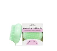 Tangle Teezer Pet Teezer, Brosse de Toilettage pour Chat, pour Chatons et Chats à poils Courts à Moyens, Brosse de Toilettage pour Chat à deux Niveaux, pour plus de Douceur et de Brillance, Vert