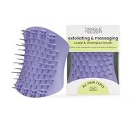 Tangle Teezer Scalp Exfoliator & Massager, Brosse à Cheveux Soin, Détoxifie le Cuir Chevelu, Élimine Impuretés et Cellules Mortes, à Utiliser sous la Douche ou avec une Huile Capillaire, Lavende