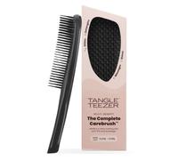 Tangle Teezer The Complete Carebrush - cheveux bouclés à crépus | Brosse santé | Picots à deux niveaux | Lisse, fait briller, masse & démêle | Ardoise soyeuse | Cheveux secs & mouillés