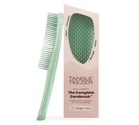Tangle Teezer The Complete Carebrush - cheveux lisses à ondulés | Brosse santé | Picots à double hauteur | Lisse, fait briller, masse & démêle | Jade scintillant | Cheveux secs & mouillés