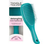 Tangle Teezer Mini Ultimate Detangler, pour Cheveux Secs et Mouillés, Brosse à Cheveux Démêlante pour Tous Types de Cheveux, Brosse Idéale pour les Enfants et pour Voyager, sarcelle