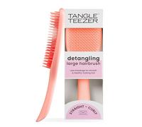 Tangle Teezer Ultimate Detangler, Grande Brosse à Cheveux Démêlante, Cheveux Secs et Mouillés, Cheveux Épais, Bouclés et Longs, Picots à 2 Niveaux, Réduit la Casse, Élimine les Nœuds, Pêche Éclat