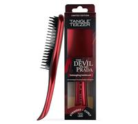 Tangle Teezer x The Devil Wears Prada Ultimate Detangler,Brosse à Cheveux Démêlante pour Cheveux Secs Mouillés,Picots à 2 Niveaux,Réduit la Casse,Élimine les Nœuds,Tous Types de Cheveux,chrome rouge