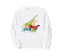 Tangled Line Art of Safari Africa Animaux Sauvages Sweatshirt