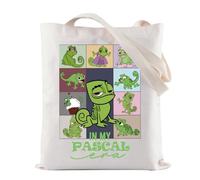 Tangled Pascal Tote Bag In My Pascal Era Sac d'épicerie réutilisable Sac de courses Sac à bandoulière Raiponce Princesse Raiponce, Sac fourre-tout Pascal, 40*35cm