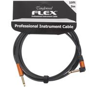 Tanglewood Flex Cable Rubber Black 3 m Angled