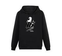 TangMeng Charles 16 Leclerc Men's Black Hooded Unisex Sweatshirt L
