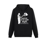 TangMeng Charlie Parker Bird Miles Davis Be-Bop Jazz Men's Black Hooded Unisex Sweatshirt XL