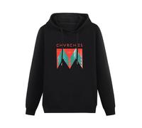TangMeng Chvrches The Mother We Share Men's Black Hooded Unisex Sweatshirt S