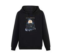 TangMeng Circa Survive Band Art Men's Black Hooded Unisex Sweatshirt L